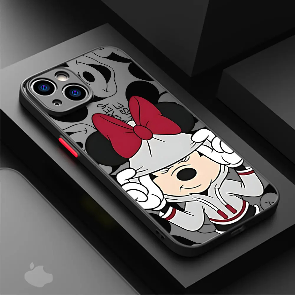 Hoodie Bow Girl Mouse Shockproof iPhone Case