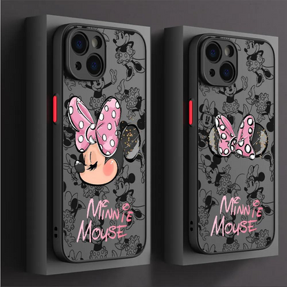 Pink Bow Cartoon Shockproof iPhone Case