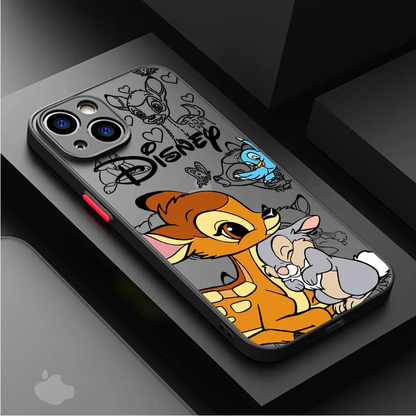 Baby Deer and Bunny Shockproof iPhone Case