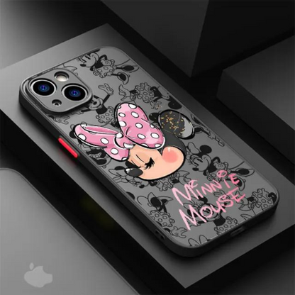 Bow Girl Mouse Cartoon Shockproof iPhone Case
