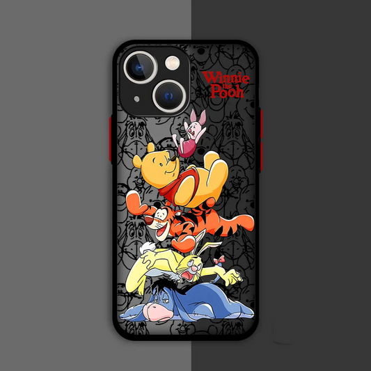 Pooh Family Shockproof iPhone Case