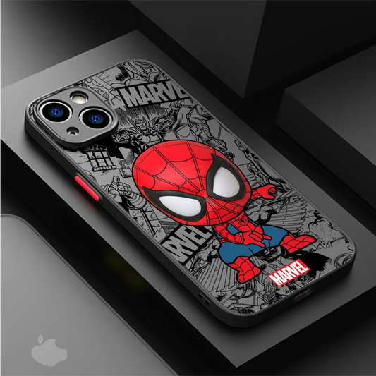 Spider Cartoon Shockproof iPhone Case