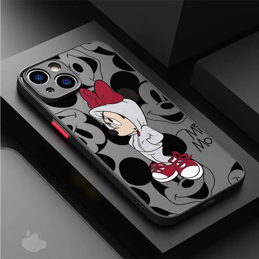 Hoodie Girl Mouse V2 Shockproof iPhone Case