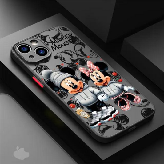 Winter Mouse Couple Shockproof iPhone Case