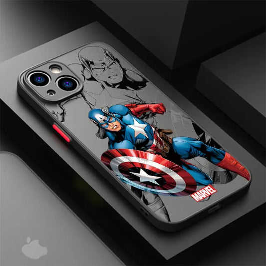 Captain A Comic Shockproof iPhone Case