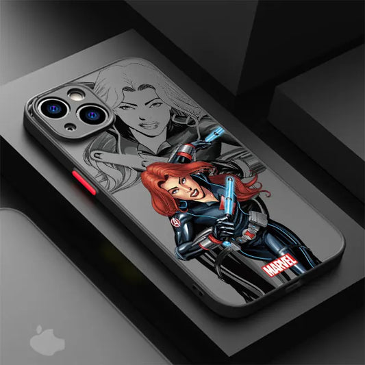 Widow Comic Shockproof iPhone Case