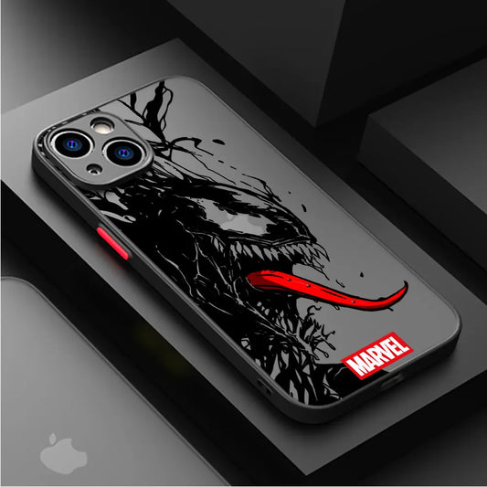 Black Venom V2 Shockproof iPhone Case