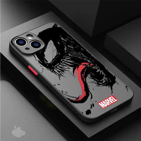 Black Venom Shockproof iPhone Case