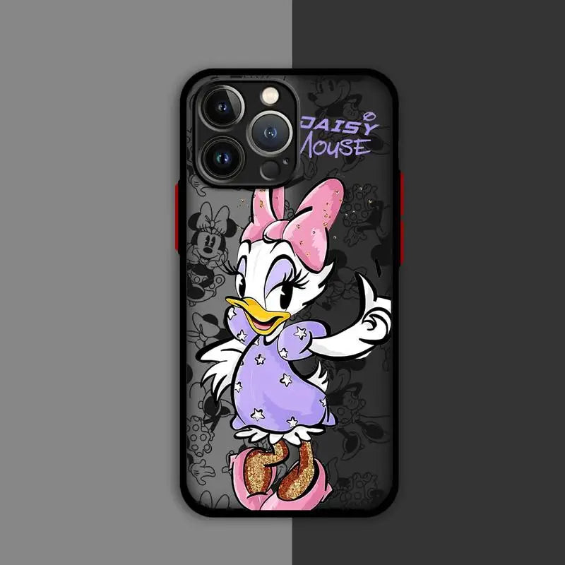 Girly Duck Cartoon Shockproof iPhone Case