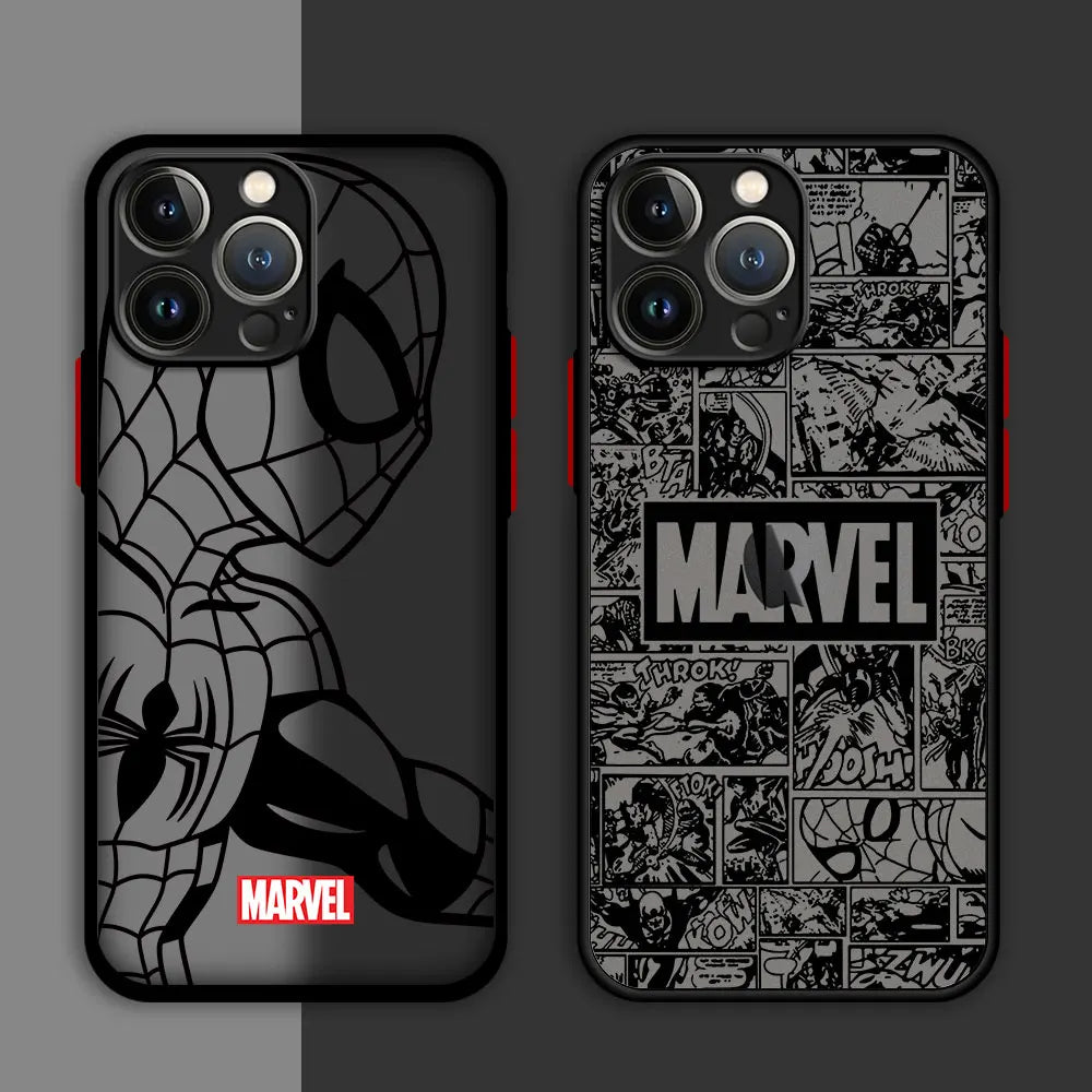 Spider Comic Shockproof iPhone Case