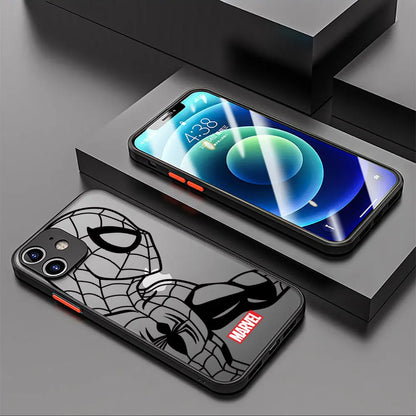 Spider Comic Shockproof iPhone Case